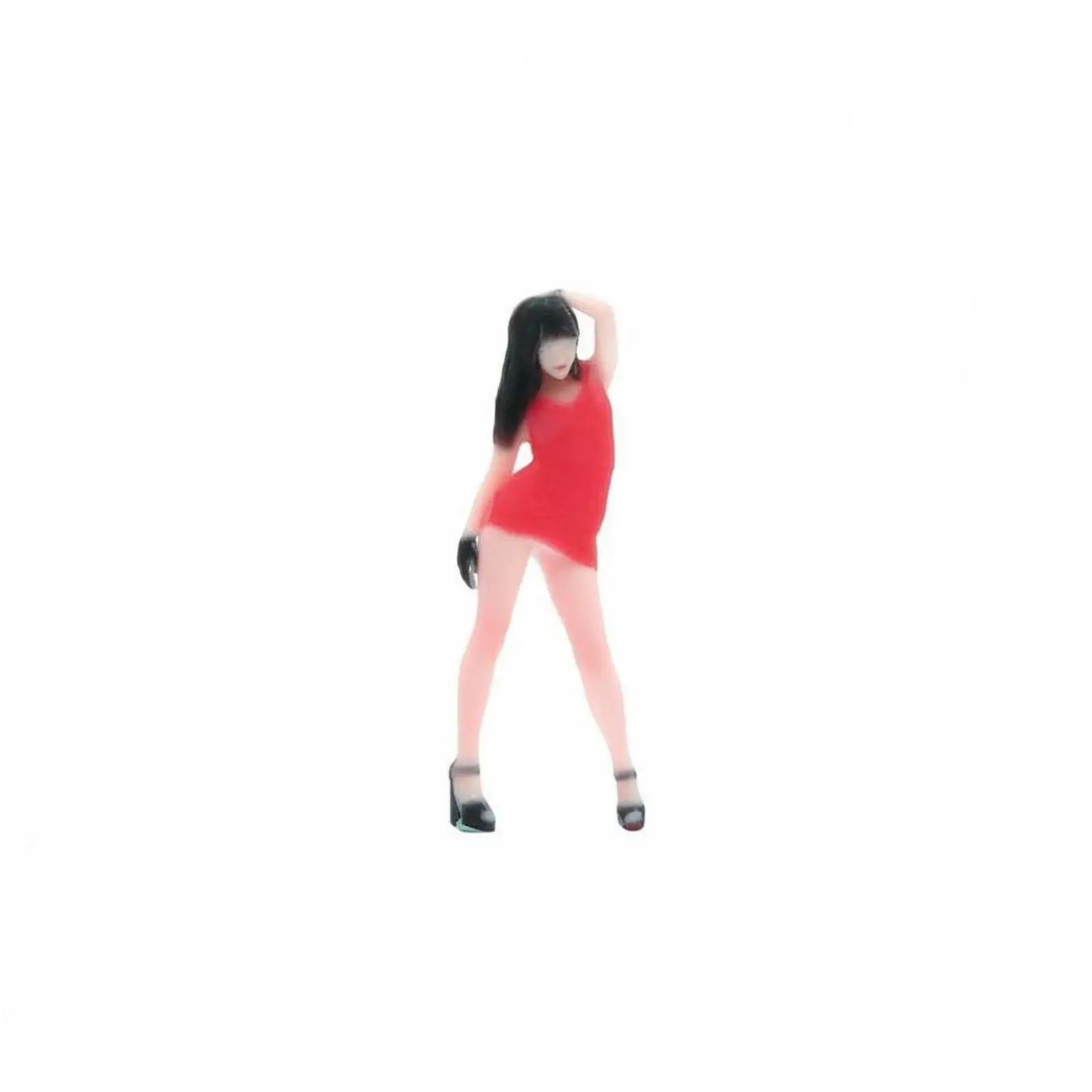 3D Printed Miniature Figure Painted Scene People 1/64 Scale Model Character for Diorama and Layout Displays