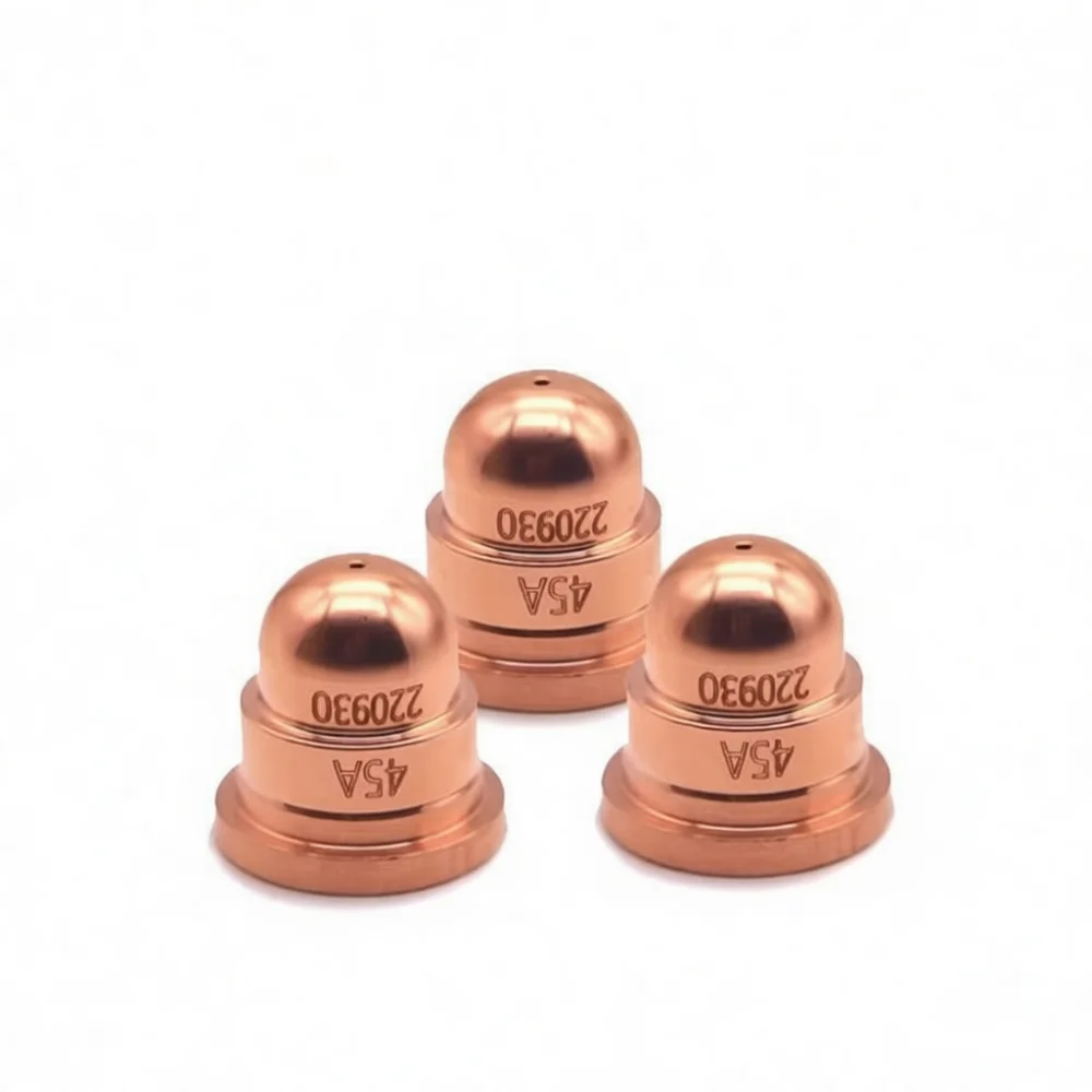 High Quality Plasma Cutting Consumables Electrode Nozzle Tip For MAX45A Machine Maintenance Parts Stable Arc Efficiency