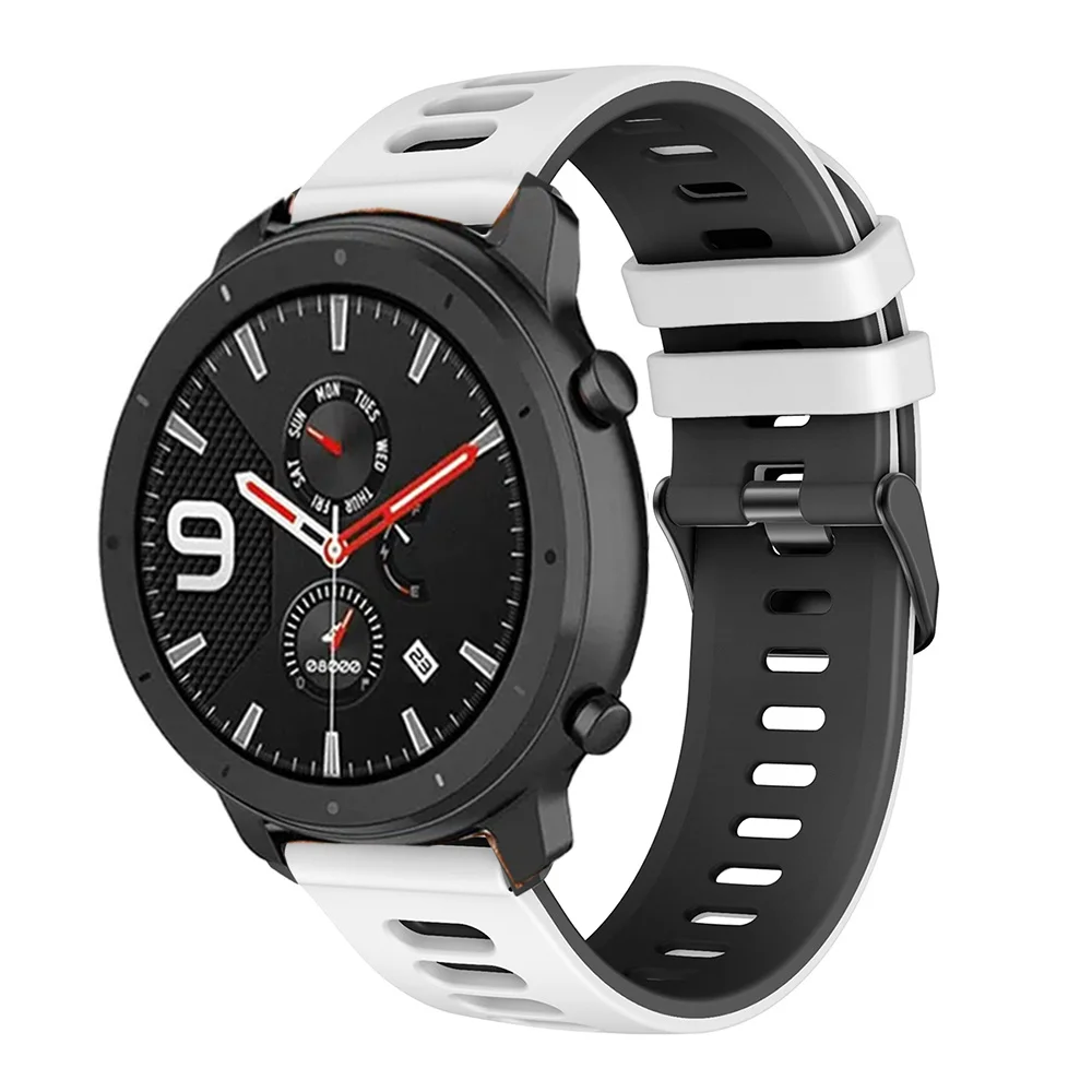 Silicone Sport Wristband 22MM Straps For Samsung Galaxy Watch 3 45mm Gear S3 Smart Watch For Huawei Watch gt 2e magic Bracelet