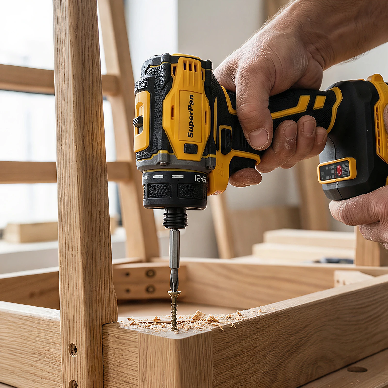 

Бесщеточный аккумуляторный ударный гайковерт SuperPan, 135 Нм крутящий момент, без аккумулятора и зарядного устройства, для батарей Dewalt/Makita/Milwaukee