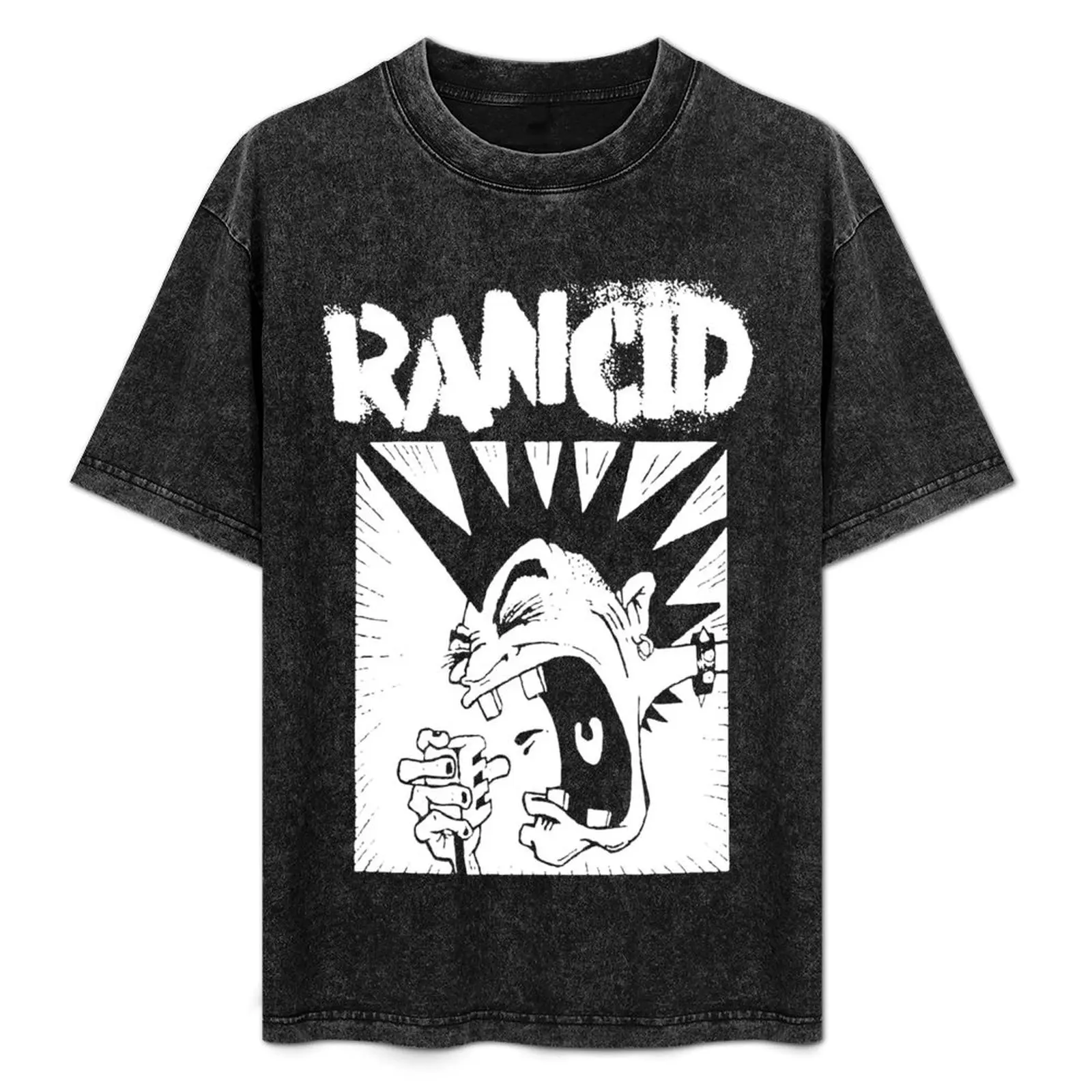 

rancid TRO5 - rancid- trending #1 T-Shirt Retro Style Print Casual Top
