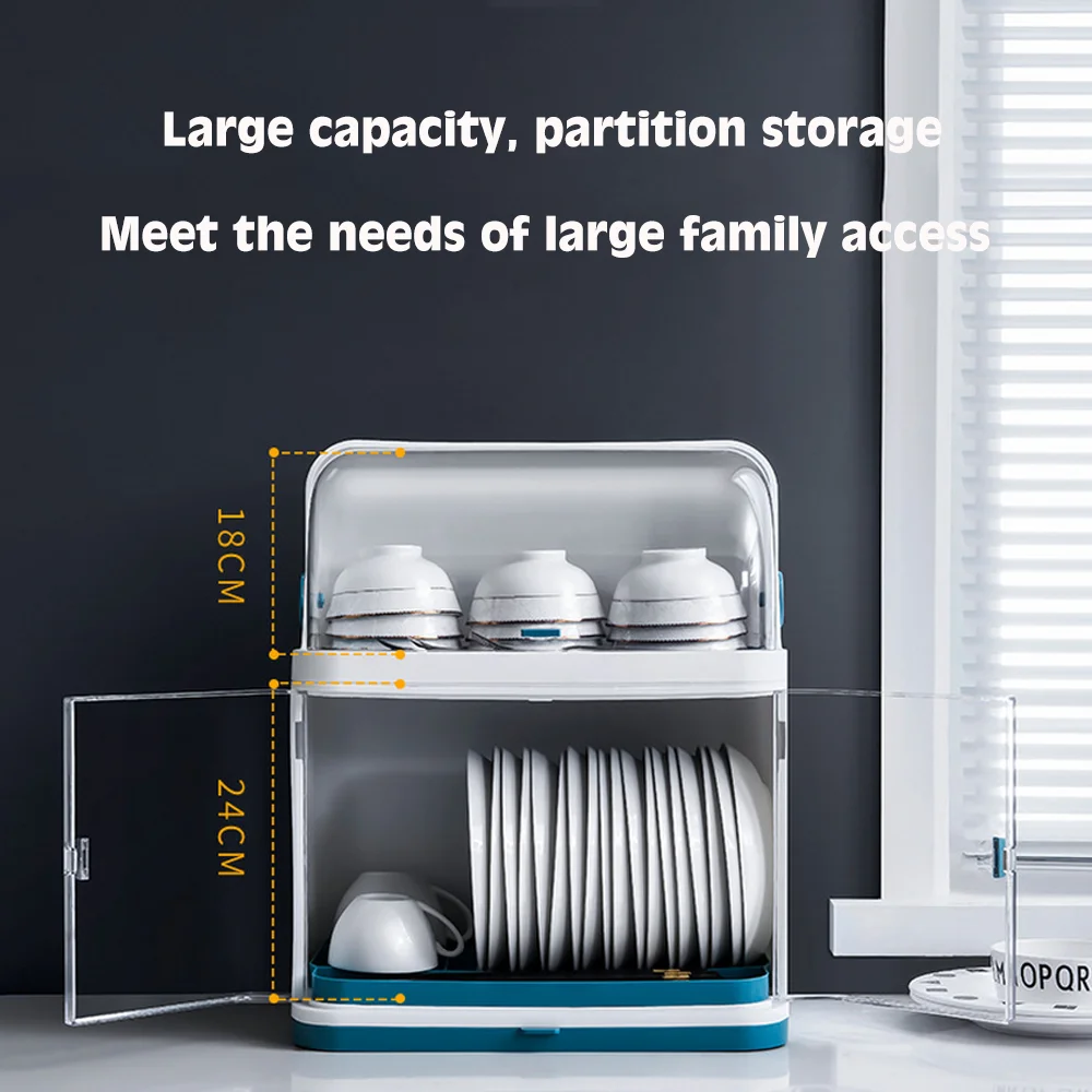 ครัวกล่องเก็บชามจาน Knief ตะเกียบ Drain ผู้ถือฝาปิดอาหารเย็น Organizer Drain Rack