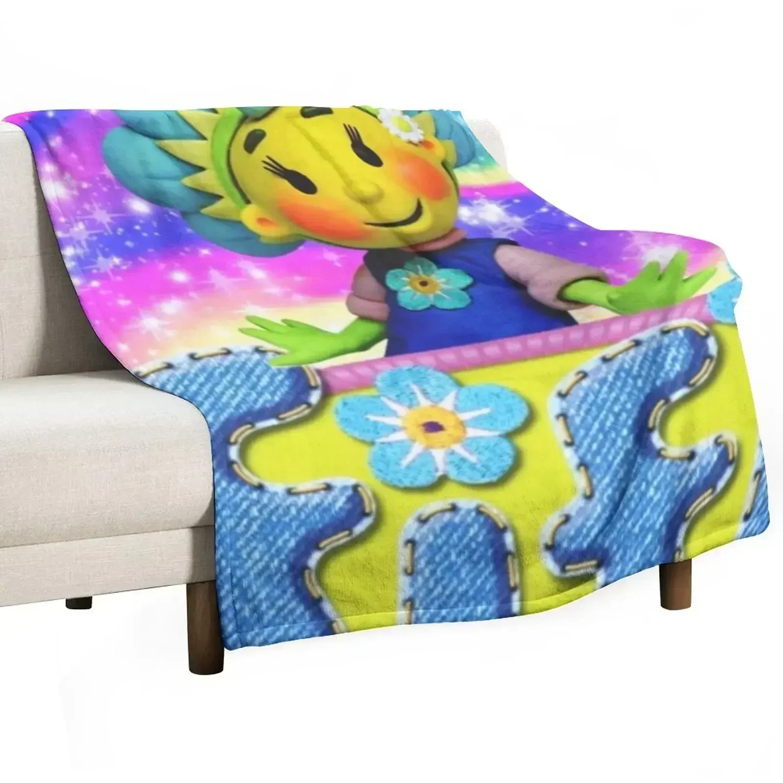 

Fifi and the flowertots Throw Blanket Warm Plush Fuzzy Blanket for Living Room