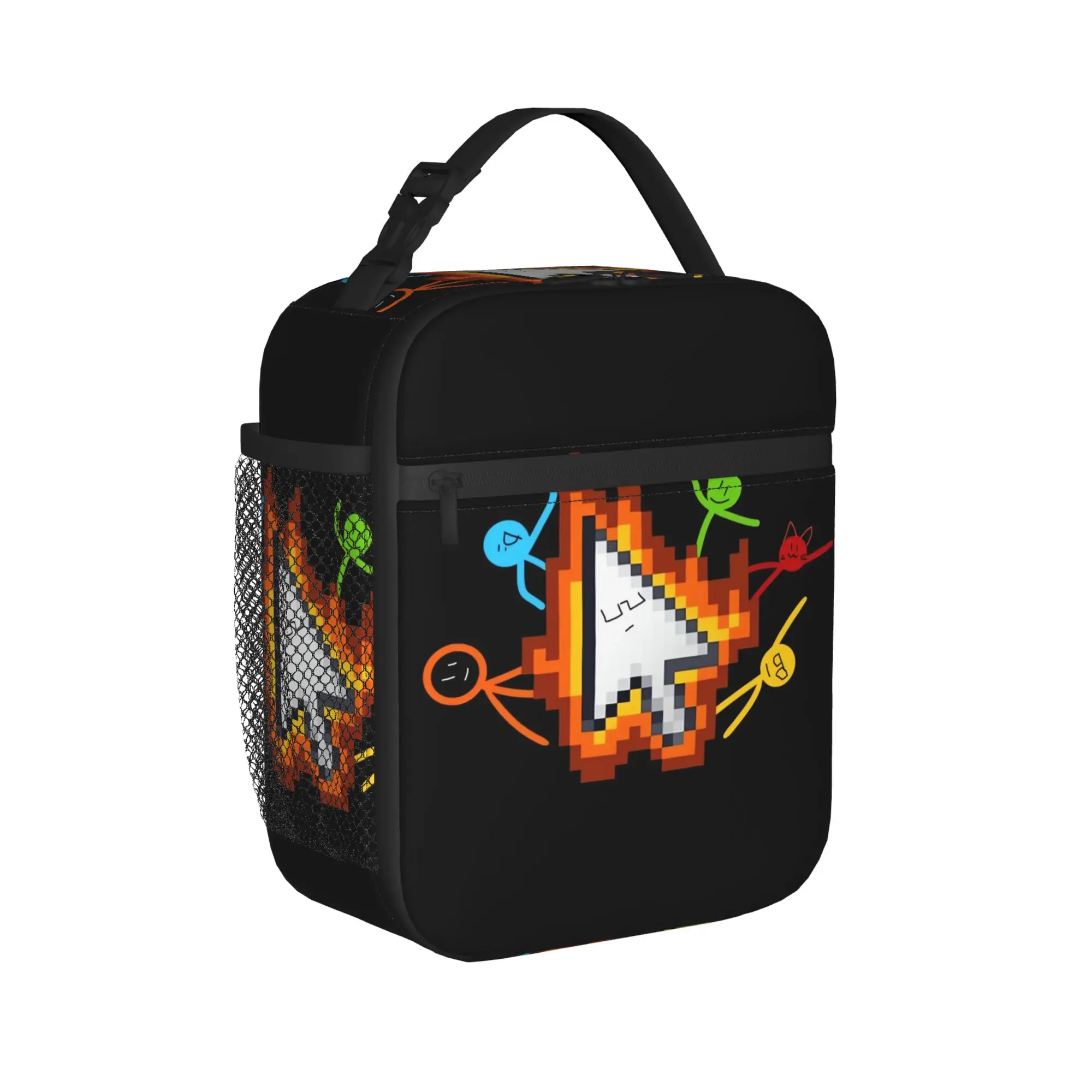Popular Youthful Lunch Bag For Women Fun Cool Alans Beckers Print Lunch Box School Cooler Bag Portable Oxford Thermal Lunch Bags
