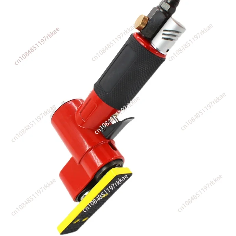 Pneumatic one-word sand grinder reciprocating scattered sandpaper finger type narrow space polishing