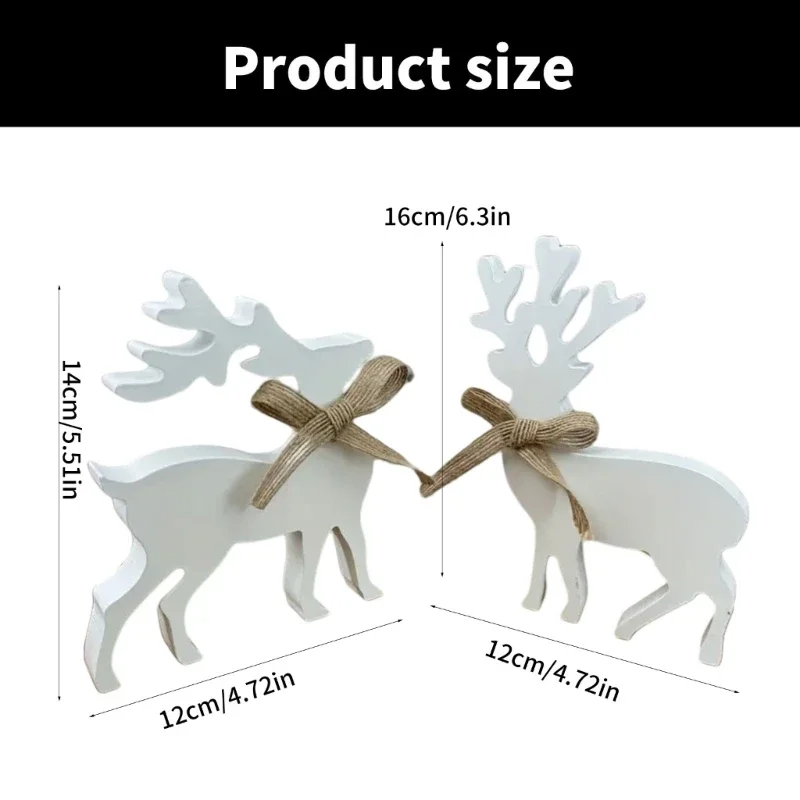 Chevrolets Board Christmas Reindeers Set Of 2 for DIY Projects and Seasonal Decorations