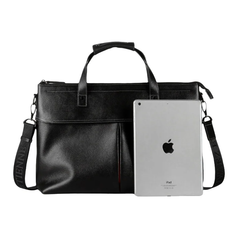 Fashion Briefcase Trendy Casual Genuine Messenger Luxury Brand Men Bag Man Bags Top Layer Cowhide Bag Lightweight Men's Handbag