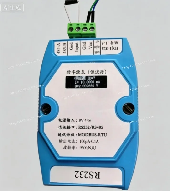 D23-DC Programmable High-Precision Constant Current Source – 10nA-0.1A, RS485 Serial Interface, IV Curve Scanning