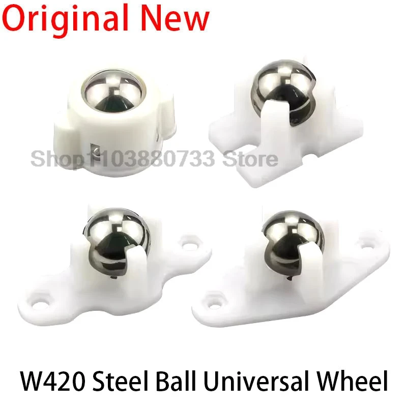 Vacuum W420 steel ball universal wheel 2 wheel For UNO smart car chassis bull eye nylon MBOT N20