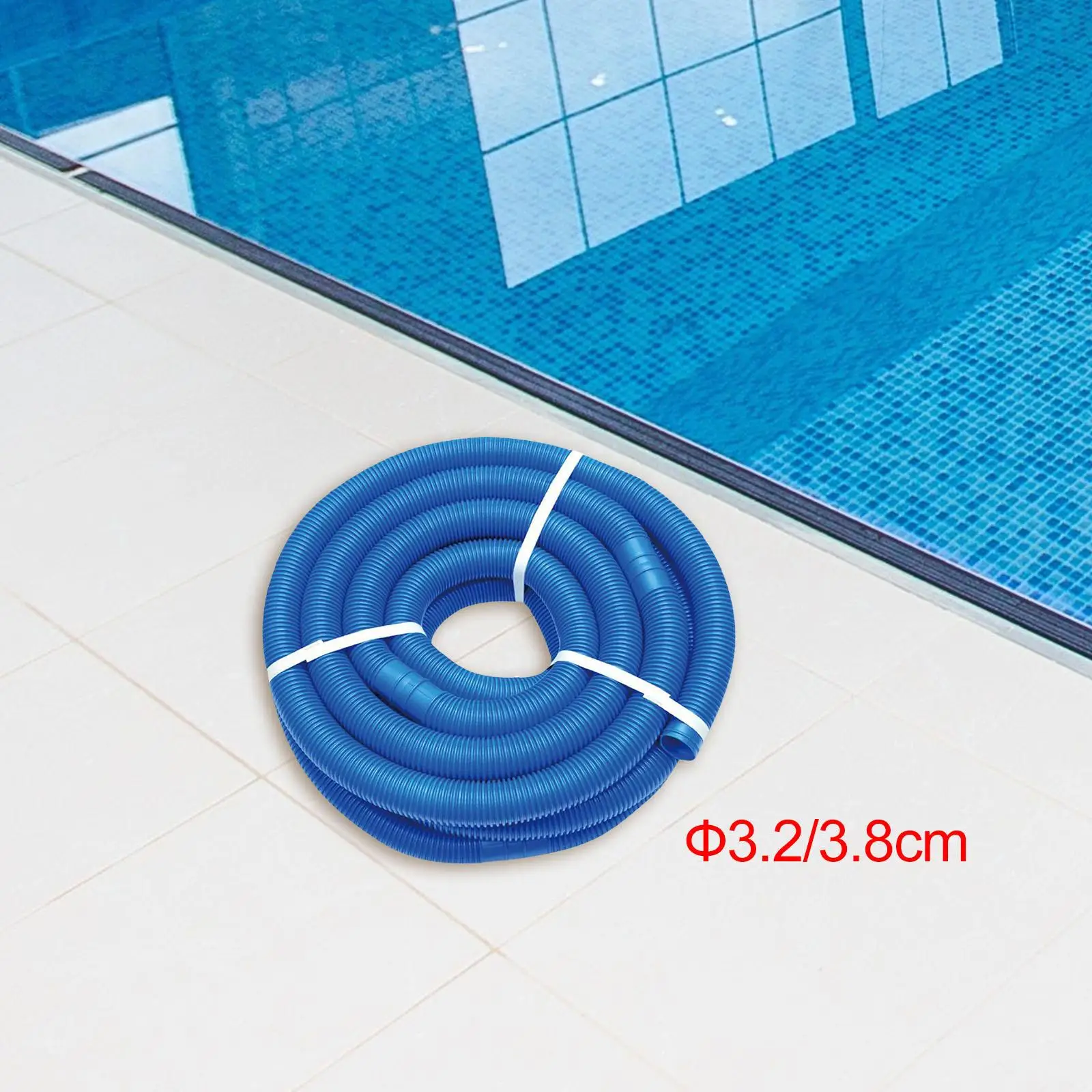 Pool Vacuum Hose PE Easy Installation for Vacuum Heads Filter Pump Inlet