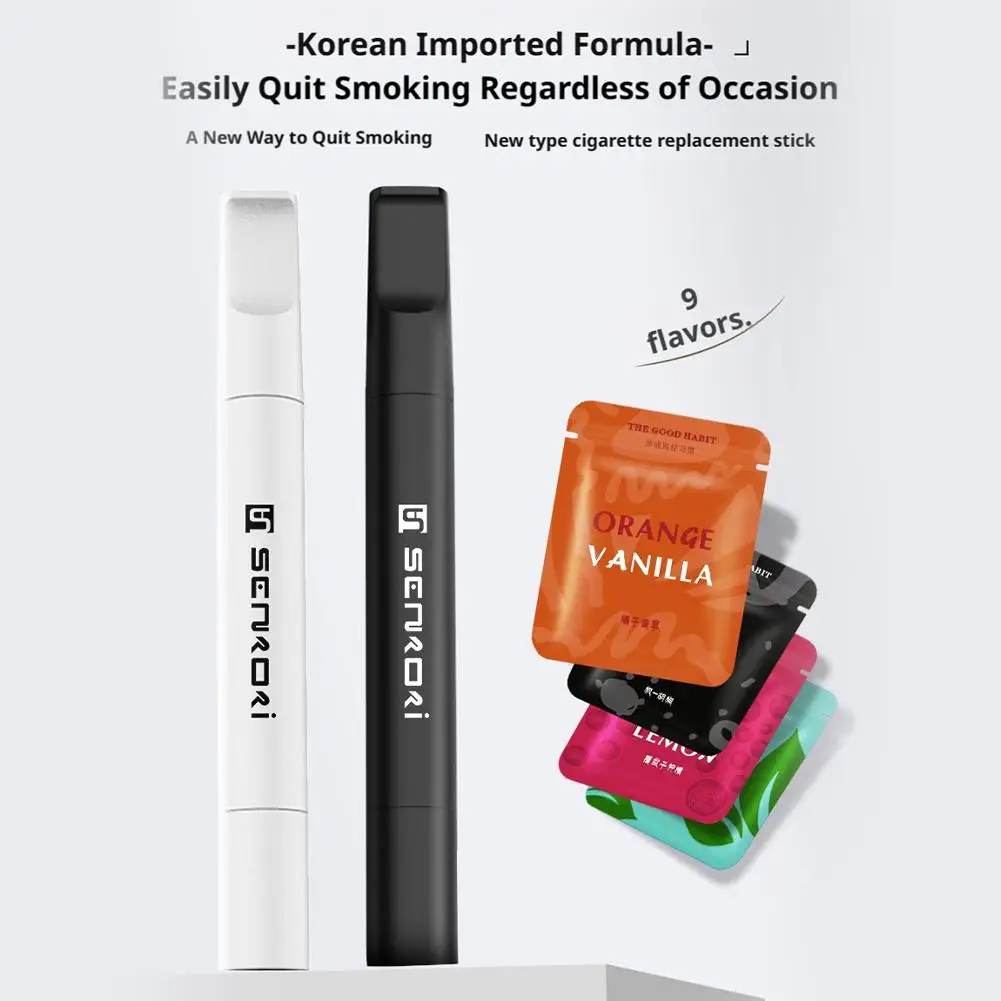 Smoking Cessation Rod Nicotine Free Healthy Fruit Flavor Cotton Core Assisted Quit Smoking Stick Replacing Cigarette Men Gift view 5