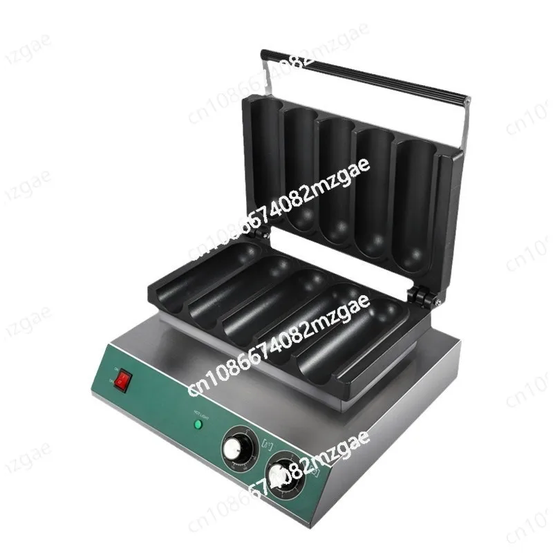 

Hot-selling commercial two-grid chicken roll machine Internet celebrity barbecue burrito machine Banji stove stall equipment