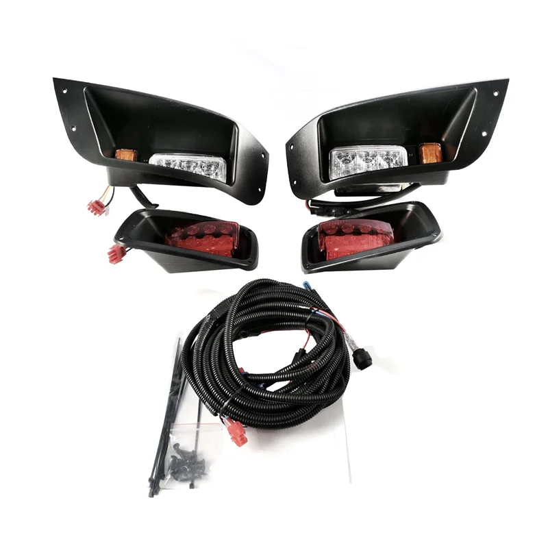 

Golf Cart LED Headlight and Tail Light Kit for Club Car EZGO TXT Golf Cart