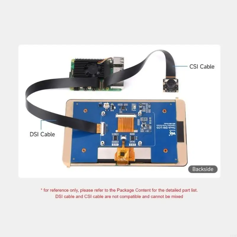 E1PF Гибкий кабель FFC от 15 до 22PIN Гибкий плоский ленточный кабельный кабель FPC для RPI 5 для RPI 5