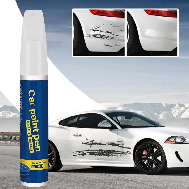 2-in-1 Auto Touch Up Paint Pen 1pcs Professional Car Rubber Tyre Metal Paint Marker Car Scratch Clear Repair Paint Pen