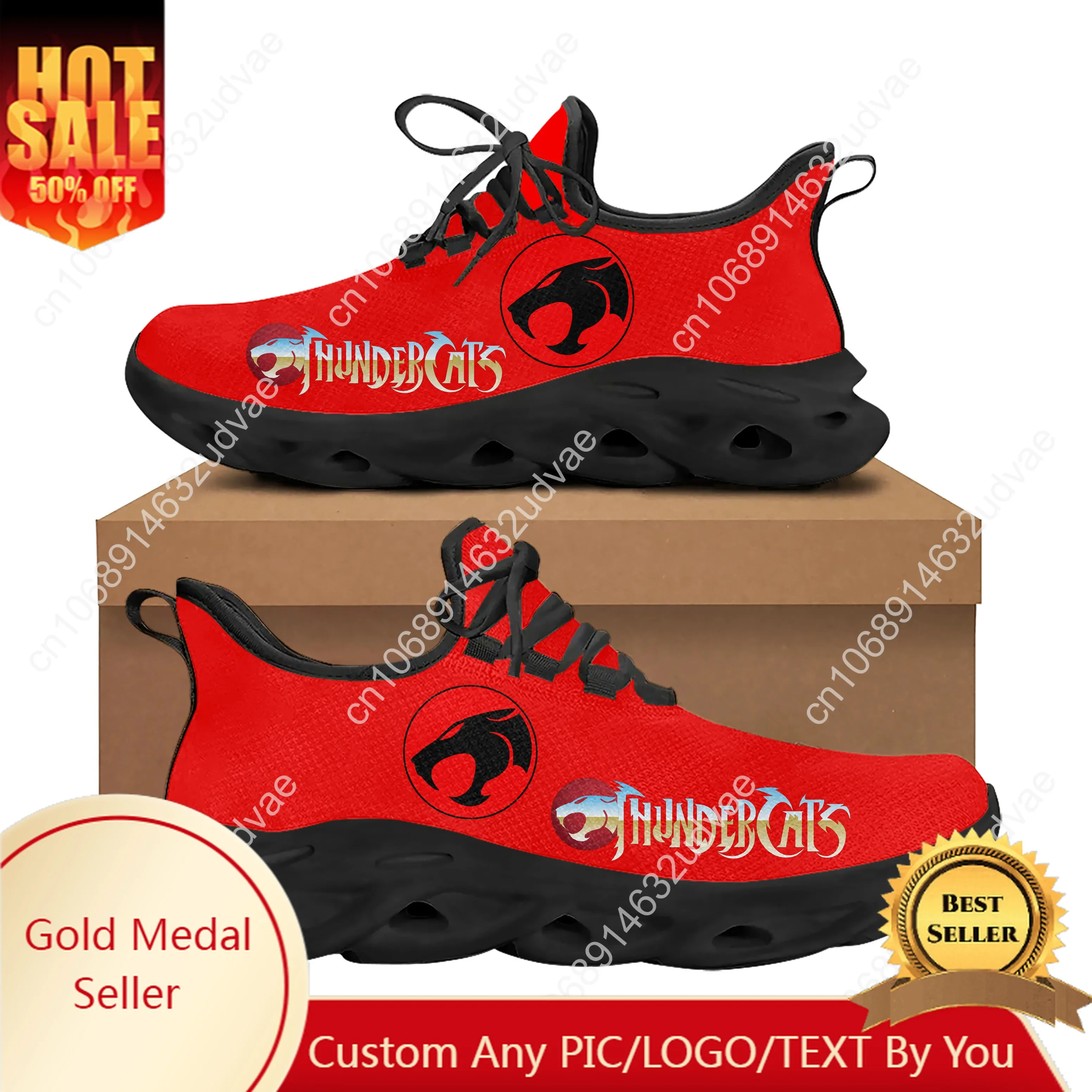 

Thundercats Flats Sneakers Mens Womens Teenager Sports Running Shoes High Quality Cowboy Custom Lace Up Mesh Footwear