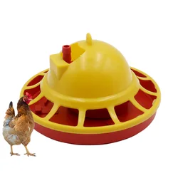 12 Grid Plastic Poultry Floor Automatic Chicken Drinker Trough Food Chicken Breeding Tools Breeding Feeding Watering Supply