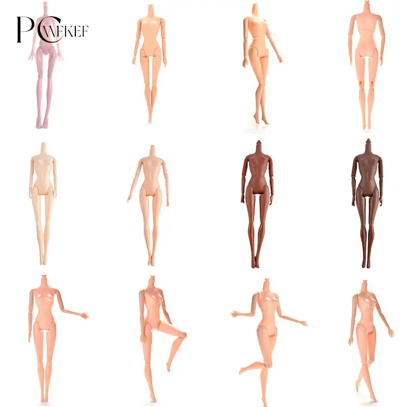 Hot New 1pcs DIY Joints movable body Naked Doll For BaBi doll DIY Toy girl Gift Without Head