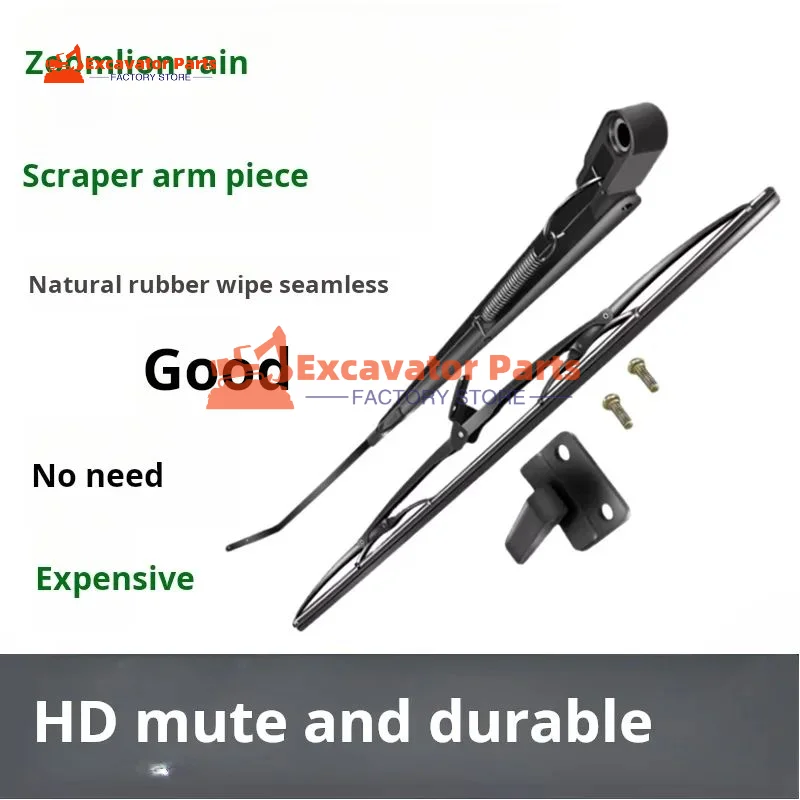 For Zoomlion ZE60 75 150 205 210 230 260 Wiper arm blade wiper blade rubber strip Excavator Parts