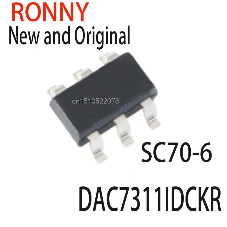 10PCS New and Original   DAC7311IDCKT DAC7311 D73 SC70-6 DAC7311IDCKR