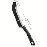 Household Cleaning Brush Bathroom Scrubber Radiator Crevice Cleaning Brush Multifunctional Thin Brushes Long Handle Ergonomic 2
