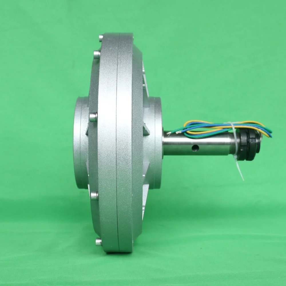 100w 200RPM 12V 24v DC Coreless Permanent Magnet PMG Alternator Maglev Outer Rotator Generator For Wind Turbine