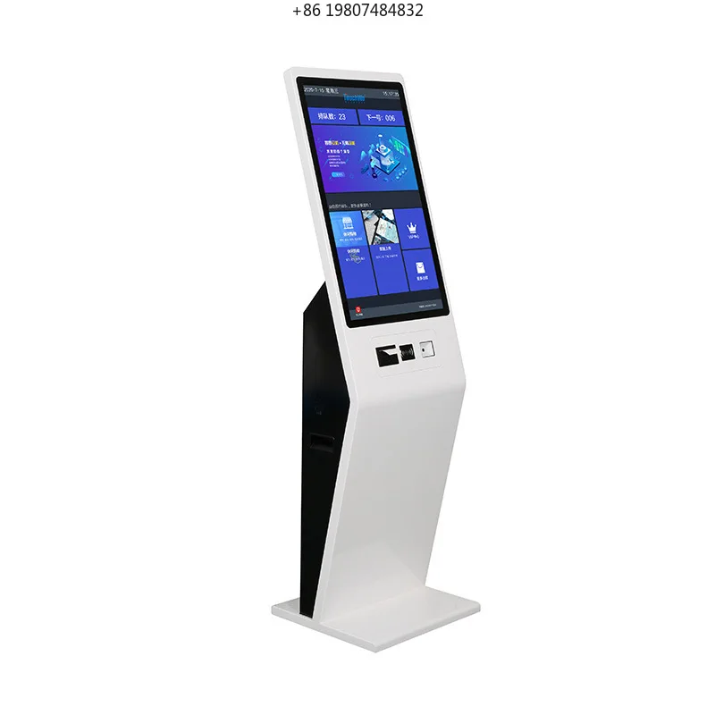 

Custom POS Ticket Printer Kiosk for Aliexpress, Floor Standing Android Self-Ordering Payment Terminal with Barcode Reader Touch