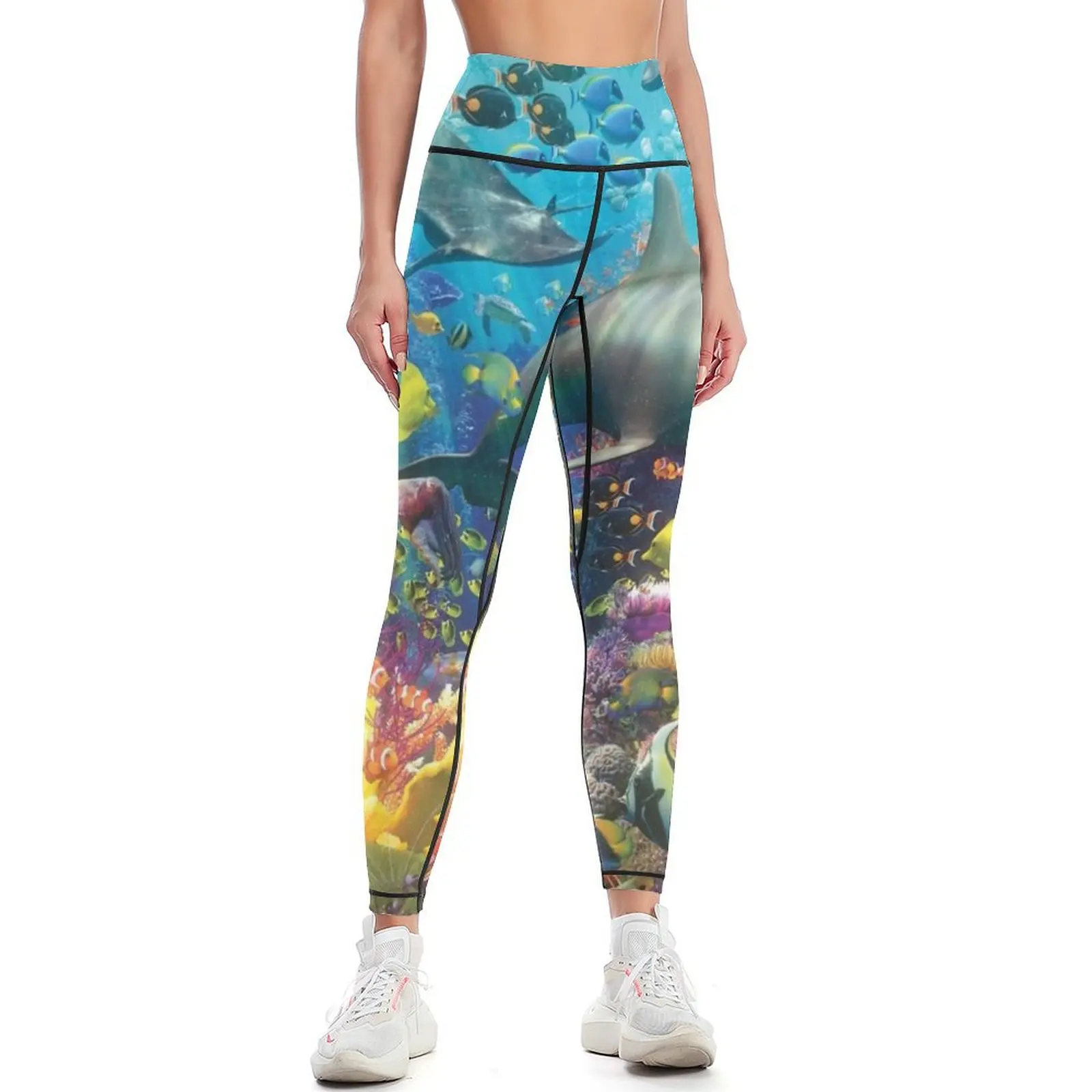 

The Red Sea Leggings Tight fitting woman gym's sportswear Women sports sportswear for gym Womens Leggings