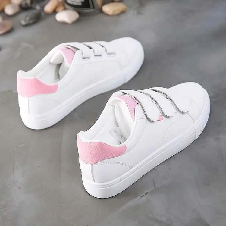 Foreign Trade Small White Shoes Female Students 2024 Spring New Comfortable Running Shoes Women\'s Single Shoes