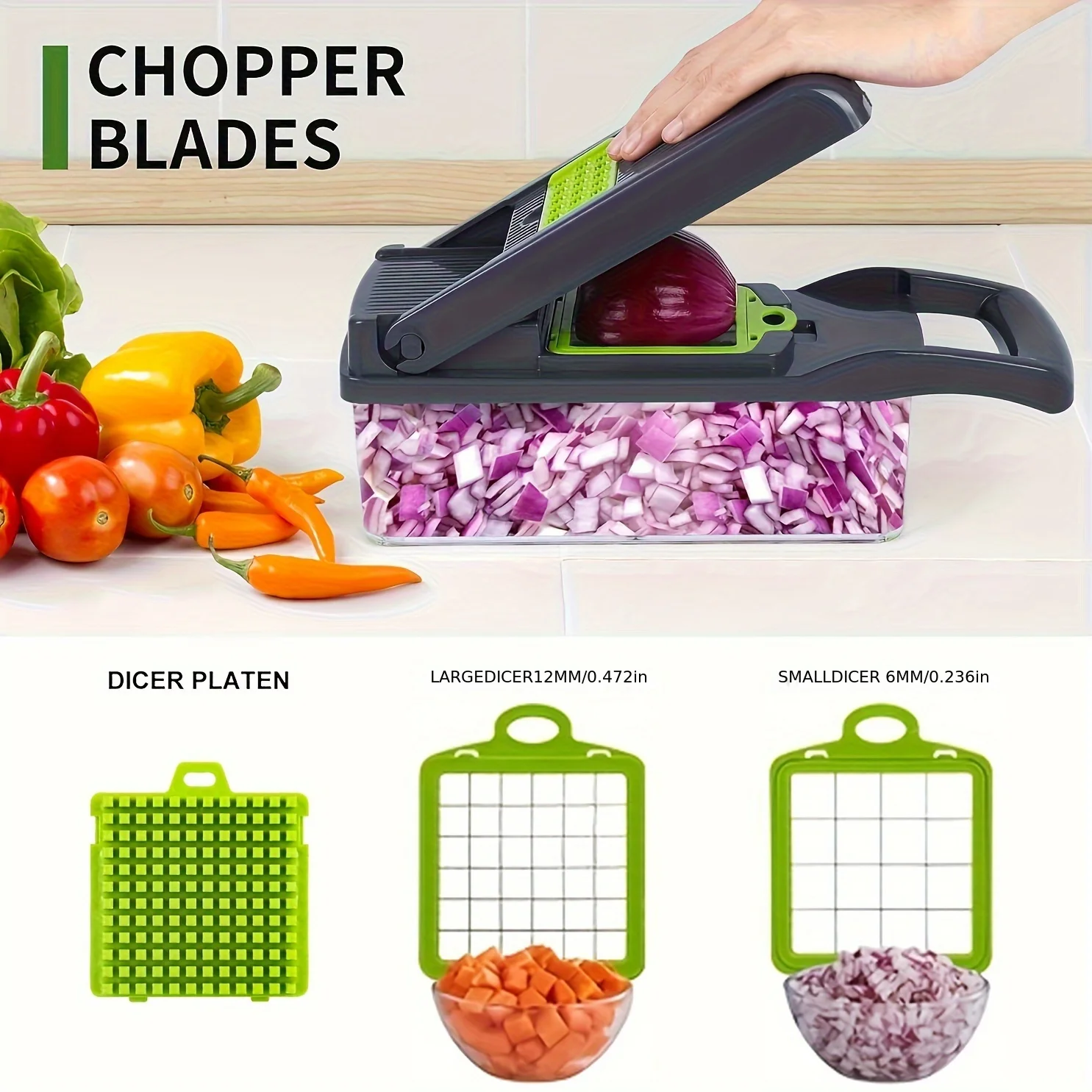 Pencacah Sayuran 16-in-1 - Pen - Kitchen Gadgets Luxury ulasan dan harga