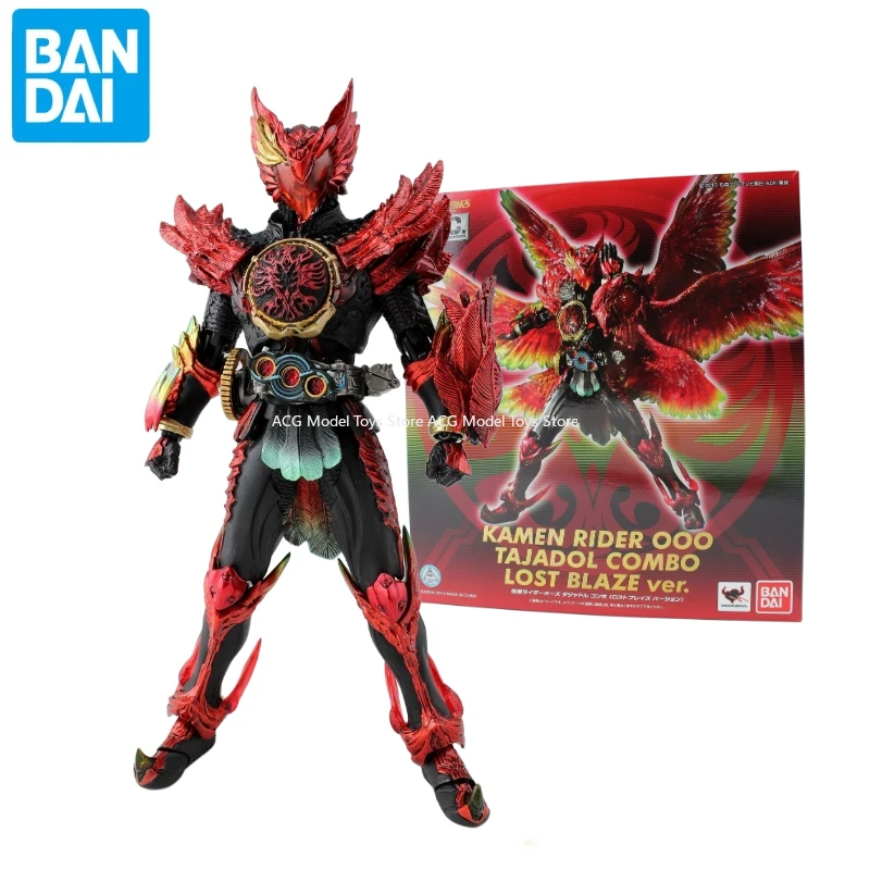 

In Stock Original Bandai SIC PB Kamen Rider OOO TaJaDol Combo Lost Blaze Ver. Action Figure Toys Collection Model Gift