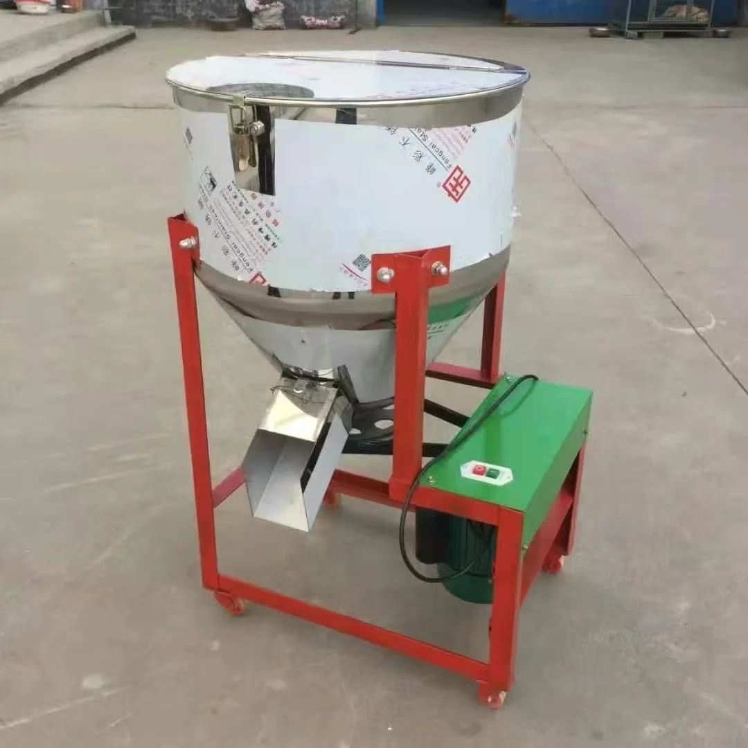 New Stainless Steel Electric Feed Pellet Mixer Machine 220V 200kg/h for Poultry Pig Cattle & Sheep Feed Mixing