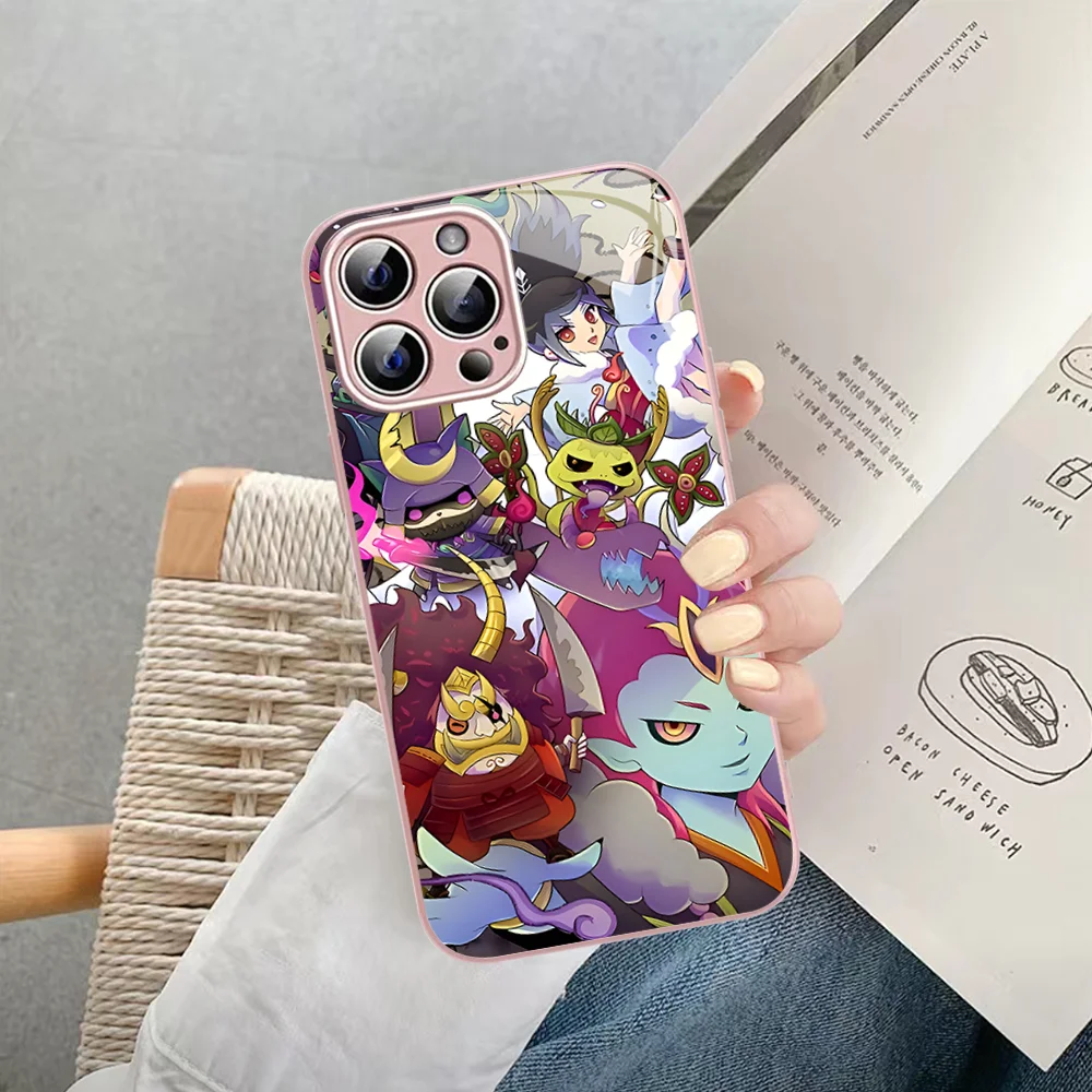 Beijing Opera Cats Phone Case For iPhone 14 13 12 Mini 11 Pro XS Max X XR 14 Plus Tempered Glass Cover