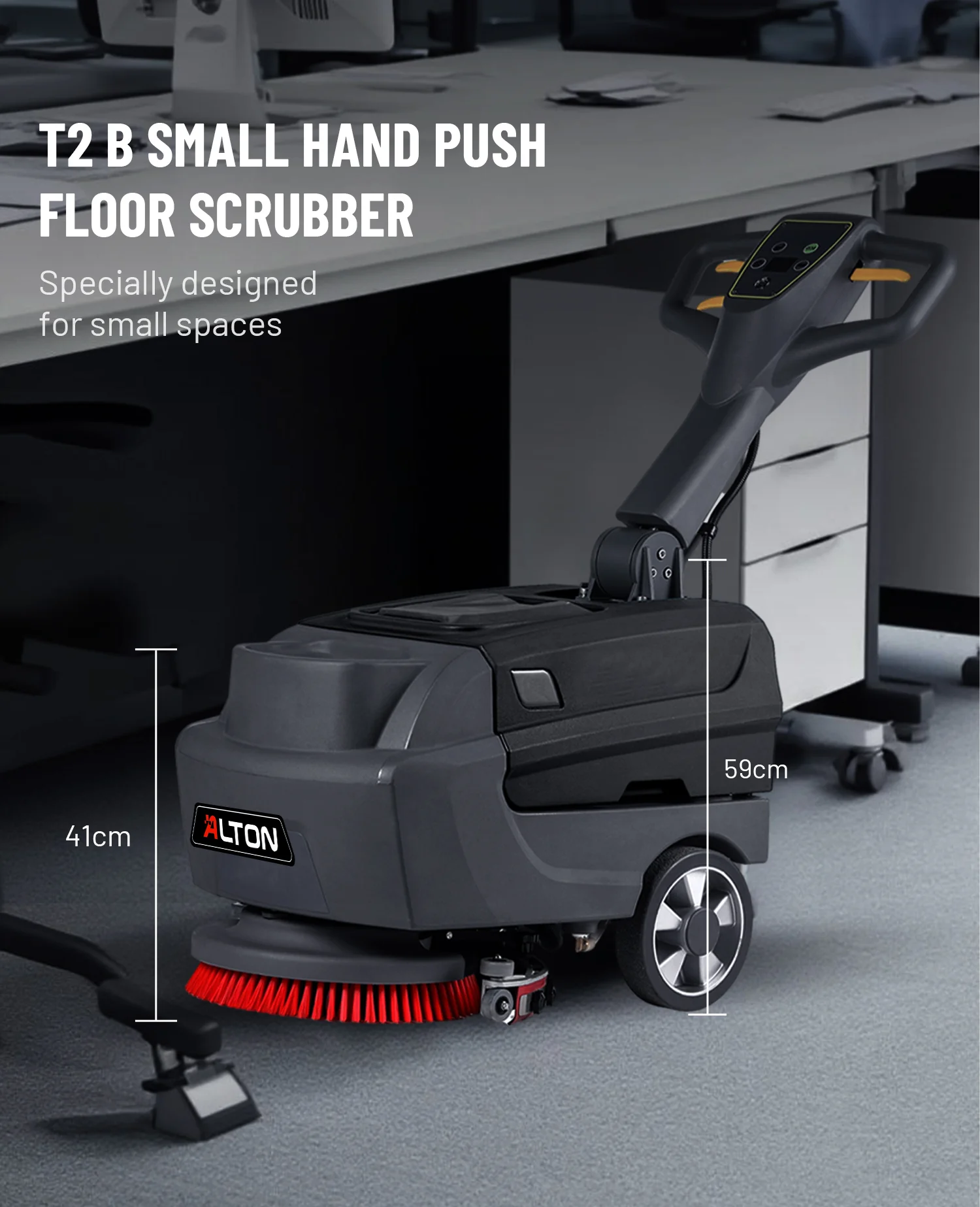 

Small push-on, double commercial floor cleaning , dryer, cheaper compact equipment