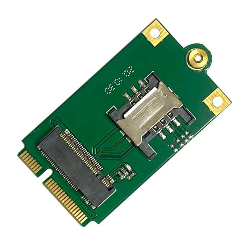 T86C 4G 5G M.2 to Pcie Adapter NGFF to Mini Pci-E Adapter Board with SIM Card Slot for L860- DW5820E DW5816E EM7455