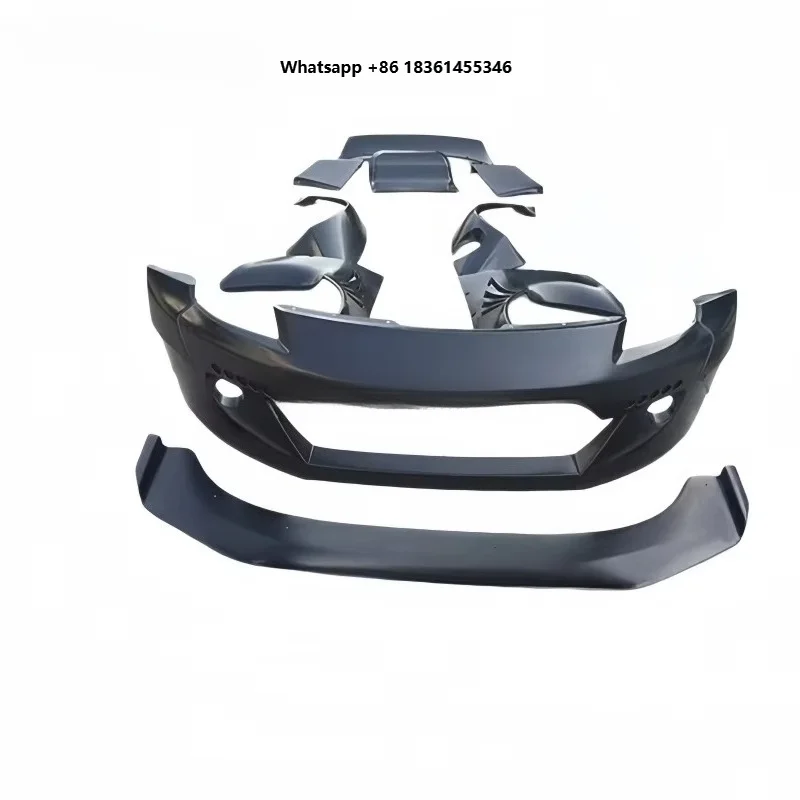 

For New 3 Wide Body Kit Upgraded with Fiberglass Front Bumper, Front Lip, Fender Spoiler - Screw Fixed Universal Accessories