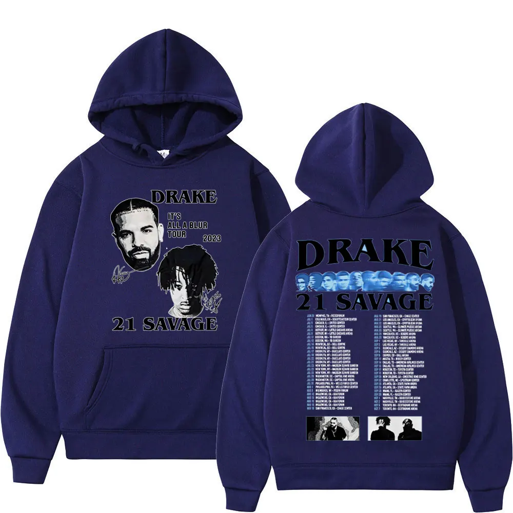 Rapper Drake Graphic Hoodie Harajuku Hip Hop Oversized Sweatshirt Fashion Long Sleeve Hoodies Men Women Streetwear y2k Clothing