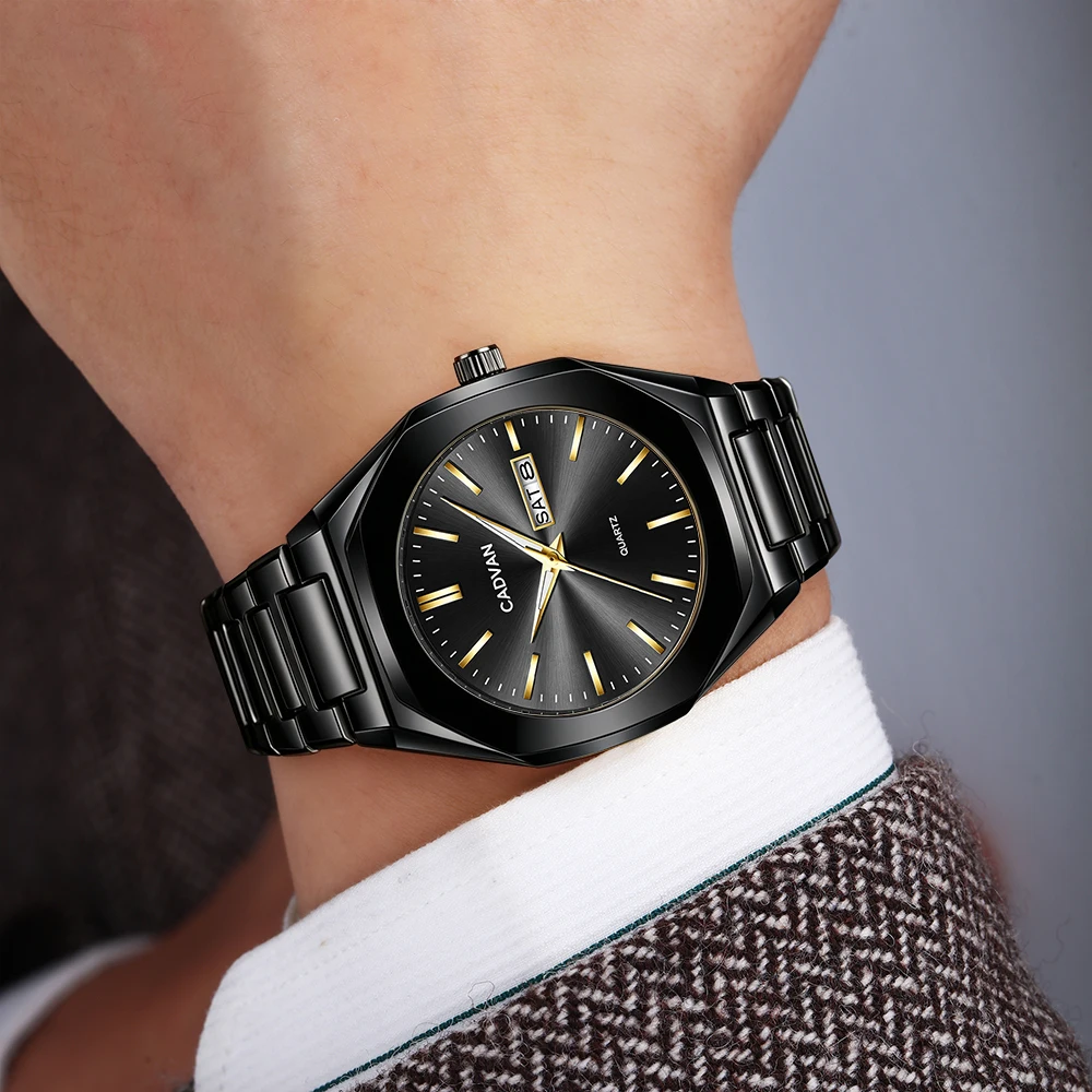 1pc Luxury Fashion Versatile Men's Quartz Watch Christmas Halloween Gift Includes Simple Gift Box