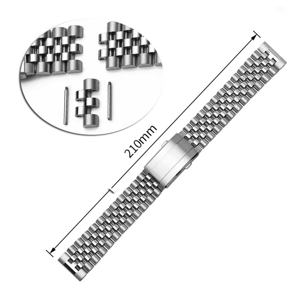 삼성 갤럭시 워치 울트라 47mm용 신형 스틸 스트랩 갭 없는 메탈 밴드 갤럭시 워치 7 47mm 교체용 팔찌 액세서리