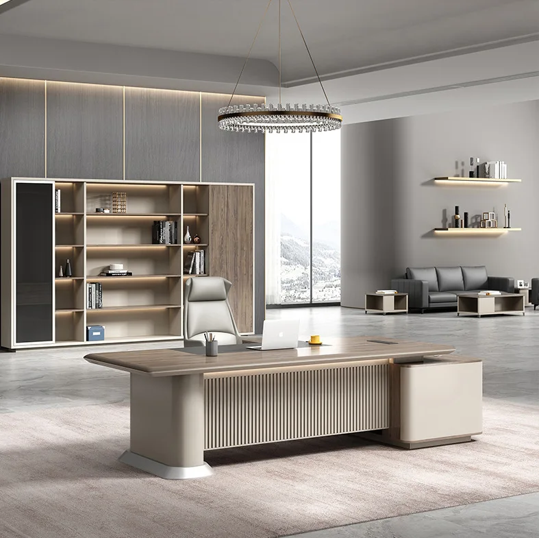 

Стол Boss, простой современный одиночный высококачественный большой стол и комбинация стульев