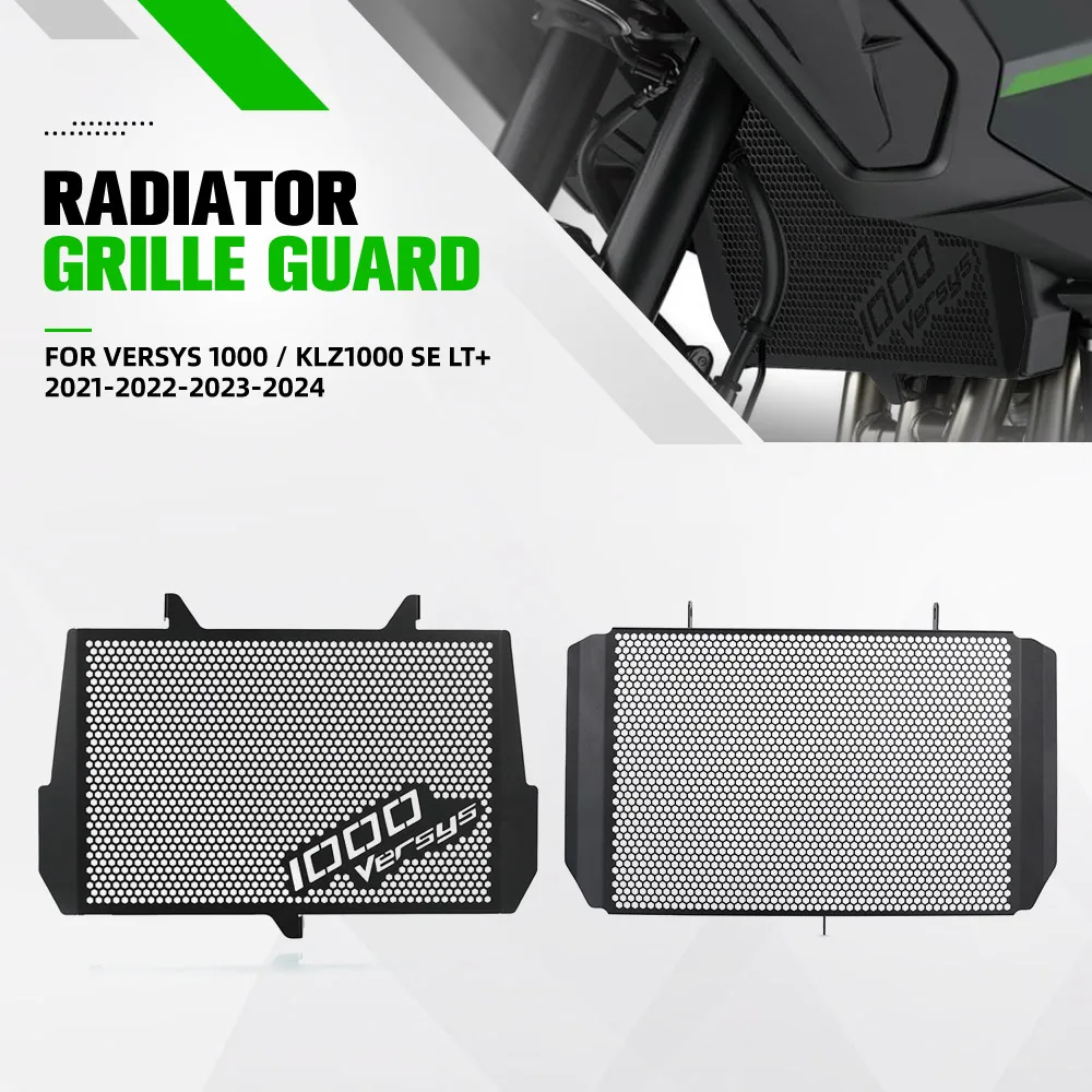 

FOR KAWASAKI VERSYS 1000 KLZ1000 SE 2021-2022-2023-2024 Radiator Guard Grille Water Tank Oil Cooler Cover Protection VERSYS1000