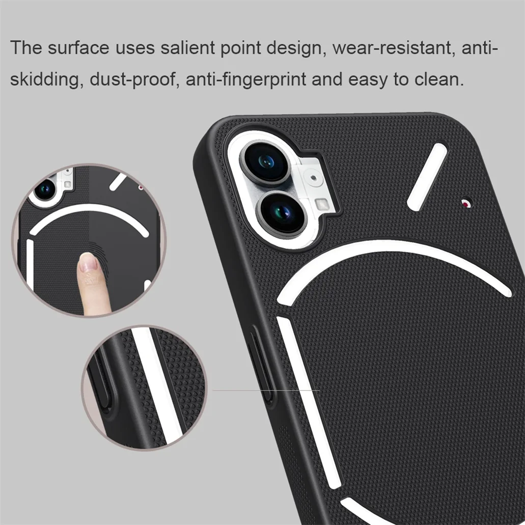 For Nothing Phone 1 Case NILLKIN Super Frosted Shield Case Hard PC Ultra-Thin Protection Back Cover For Nothing Phone One Phone1