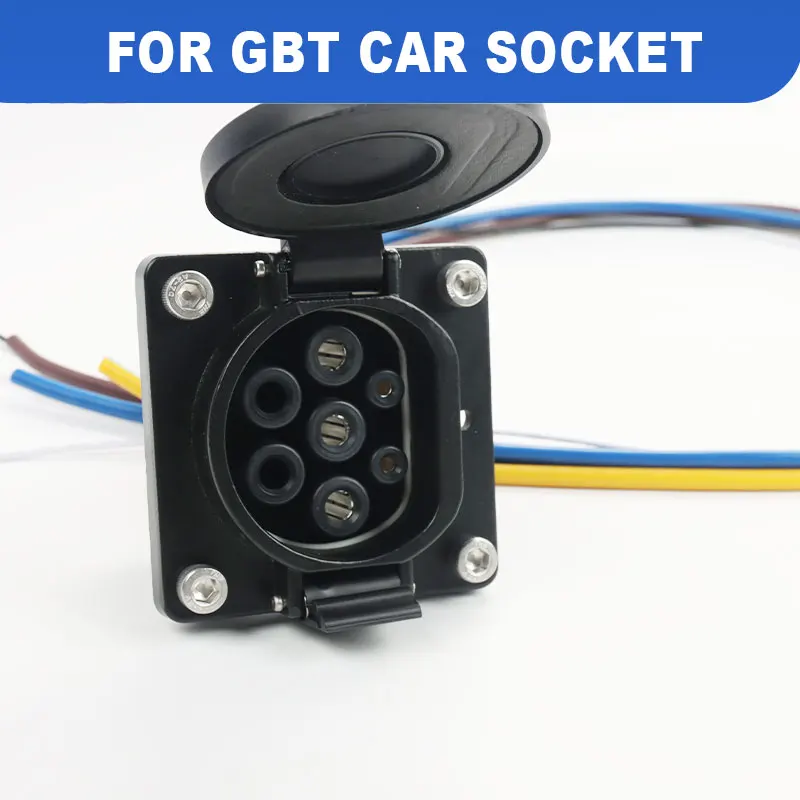 Гбт-разъем GB/T2034 EV, штепсельная вилка, автомобильное зарядное устройство для электромобиля, 32 А 63 а 0,5 и 1 м кабель, вход переменного тока, зарядная розетка EVSE