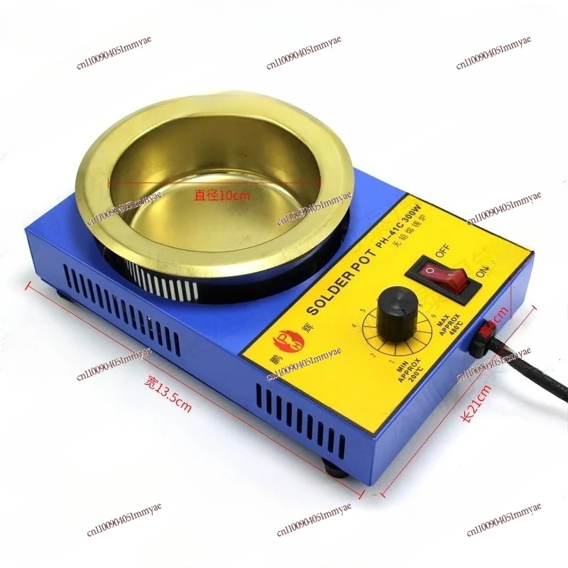 

Solder Furnace Temperature Regulation 150W Small Tin Pot 250W Tin Immersion Furnace