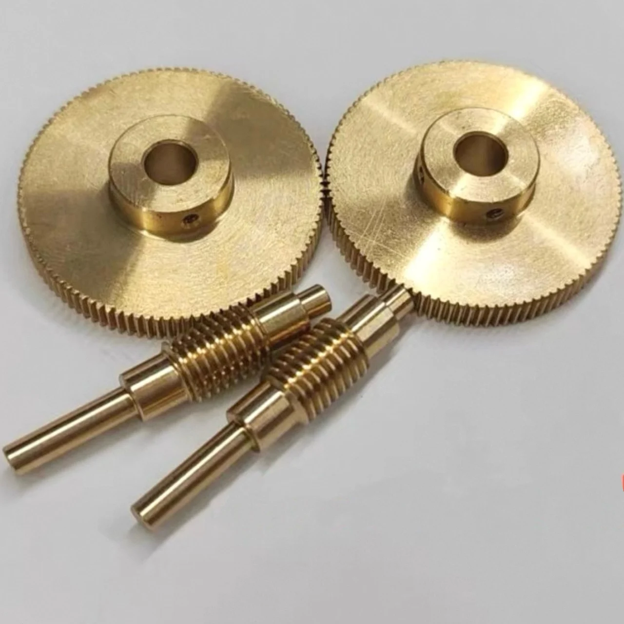 1:100 M0.3 Copper Worm Gear Shaft 3/5mm Micro Automation Equipment DIY Camera Gimbal Transmission Parts Elevator Platform Robot