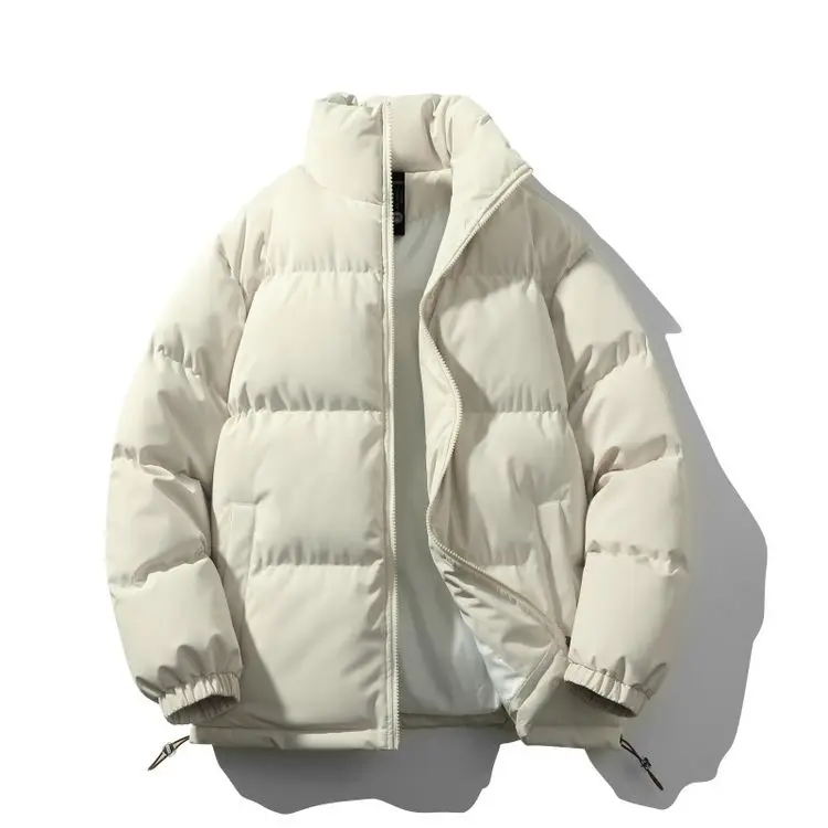 

Мужское зимнее хлопковое пальто Jaet Thiened, повседневное теплое пальто с капюшоном и воротником-стойкой, молодежная модная городская одежда Long Sve Polye...