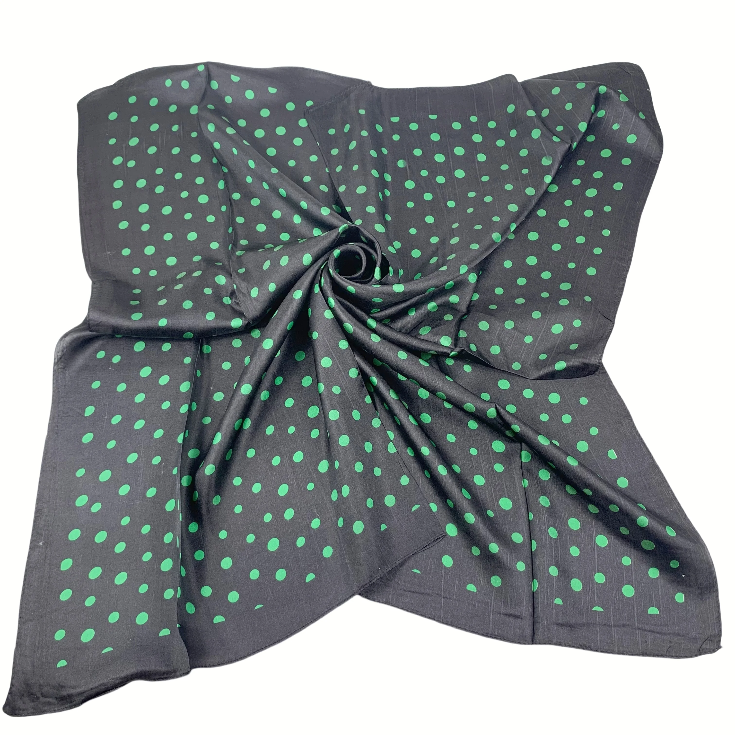 wholesale 100% pure silk scarves scarf mulberry silk design scarf patchwork dot printing
