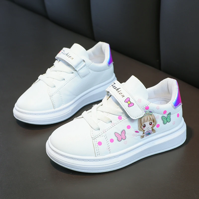 2024 Popular Shoes Girls Fashion Pink Cartoon Sneakers Kids Spring Sports Shoes Children Summer Casual Outdoor Shoes 26 to 37