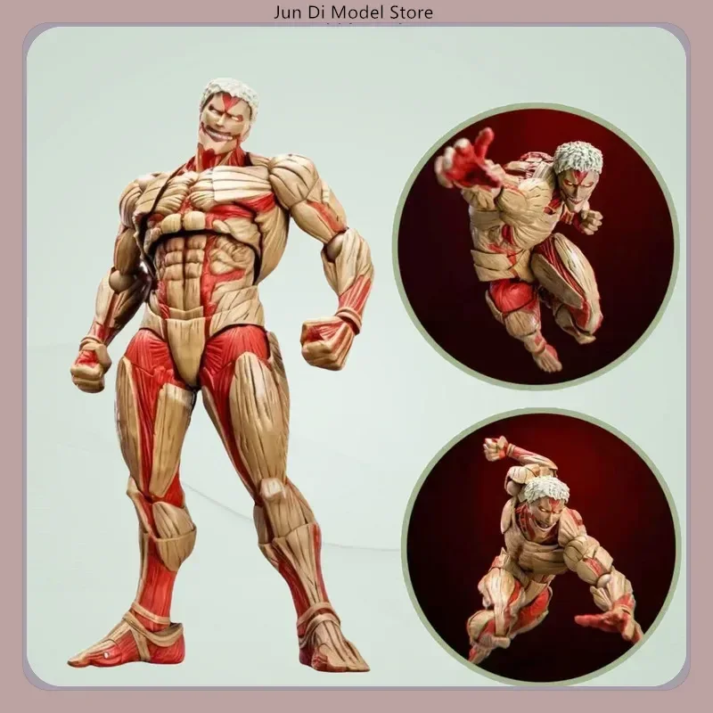 進撃の巨人-装甲巨人-16cm-可動式アクションフィギュア-コレクタブルモデル-スタチュー-デスクトップ装飾用マルチアクセサリー