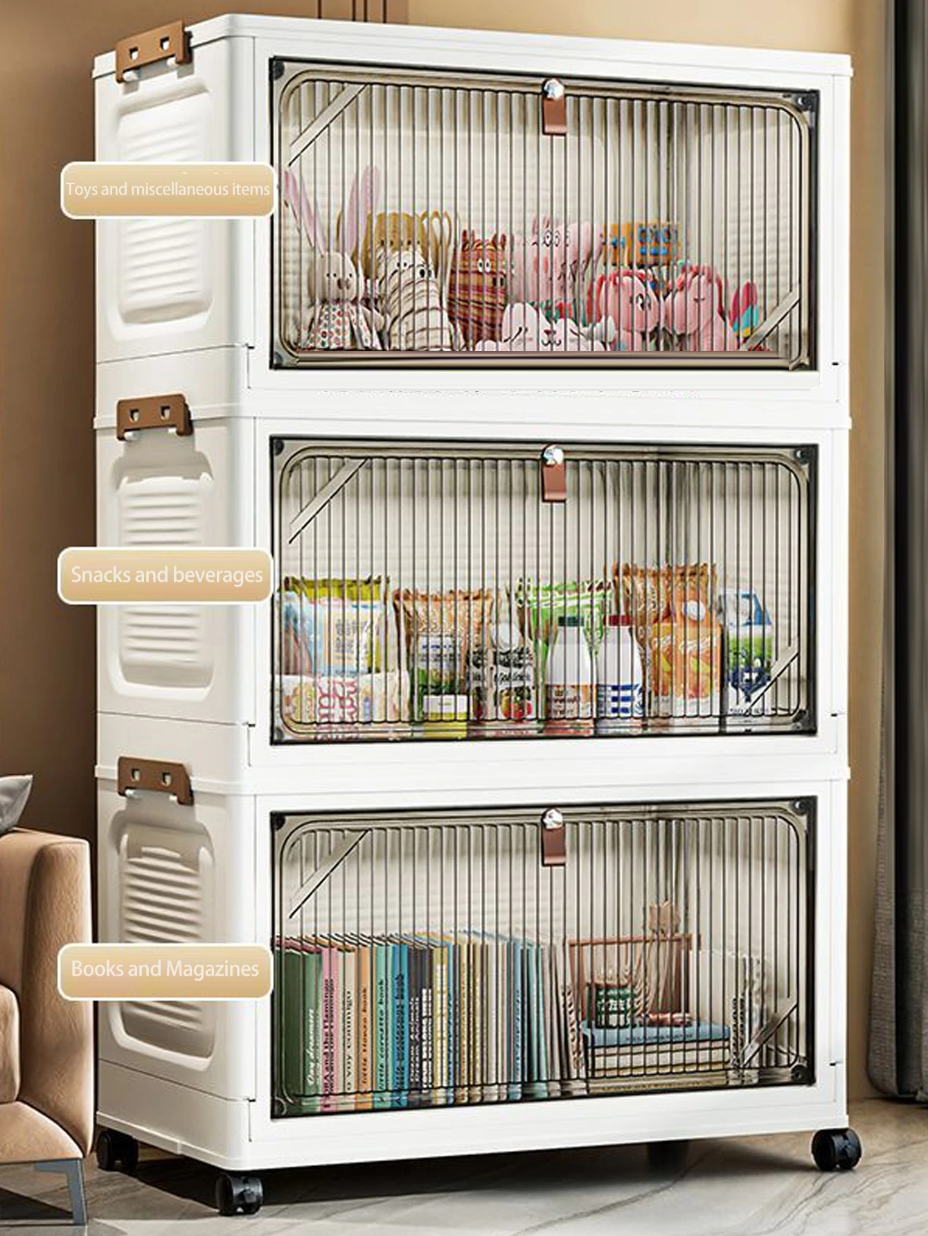 Drawer Style Storage Cabinet Five Dou Cabinet Plastic Cabinet Thickened Storage Cabinet Storage Room Home Use Multi-Layer
